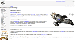 Desktop Screenshot of fireflywiki.net