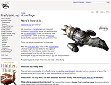 Tablet Screenshot of fireflywiki.net